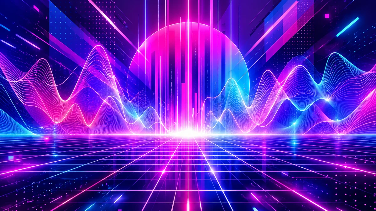 Neon Frequencies: New Wave & Synthpop collection cover