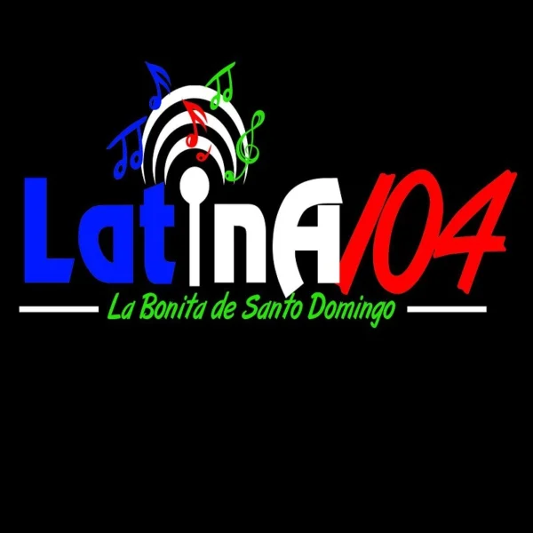 Latina 104 FM Santo Domingo logo