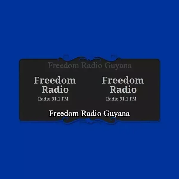 Freedom Radio Guyana 91.1 FM logo