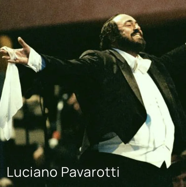 Radio Art - Luciano Pavarotti logo