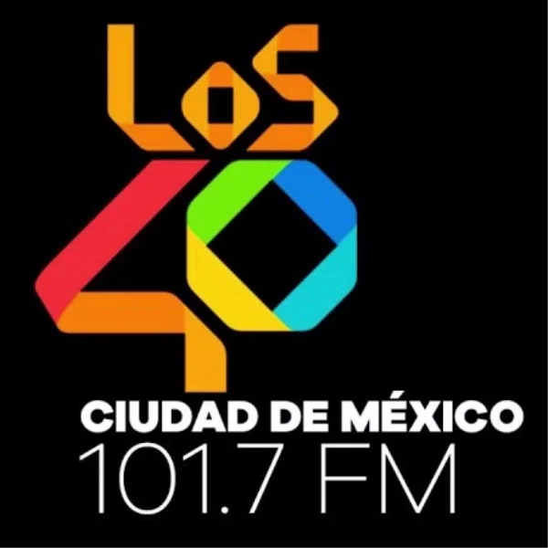 Los 40 CDMX 101.7 XEX logo