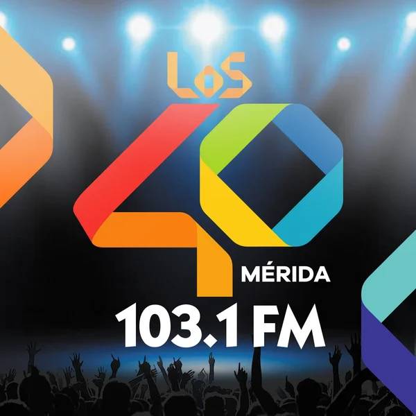 Los 40 Mérida 103.1 XHUL logo