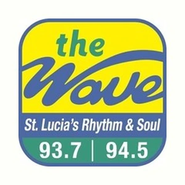 The Wave St. Lucia 94.5 & 93.7 FM logo
