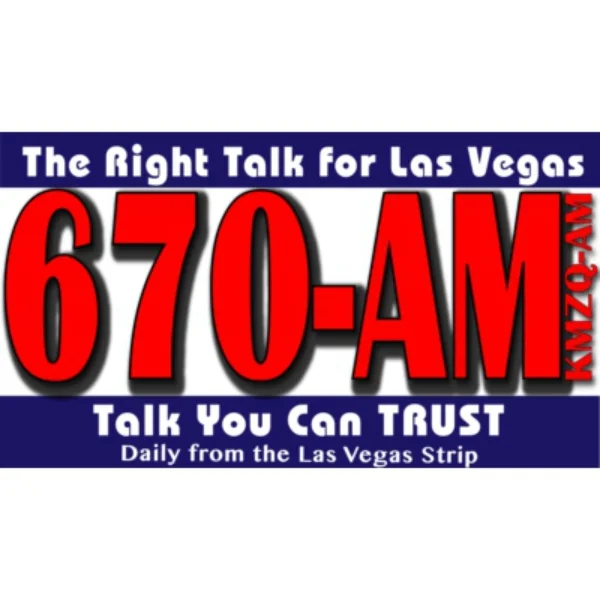 The Right Talk 670 Las Vegas KMZQ logo