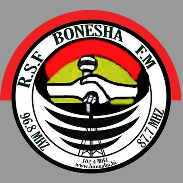 Radio Bonesha FM 96.8 logo