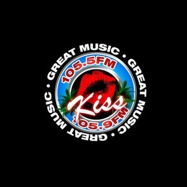 Caribbean Kiss FM 105.5 logo