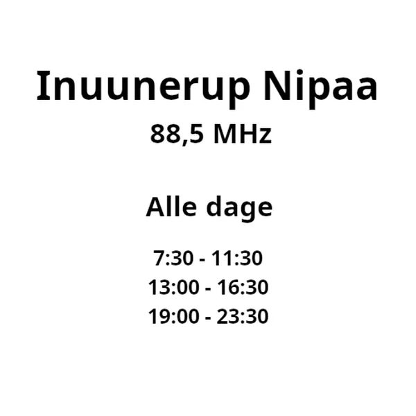 Inuunerup Nipaa 88.5 logo