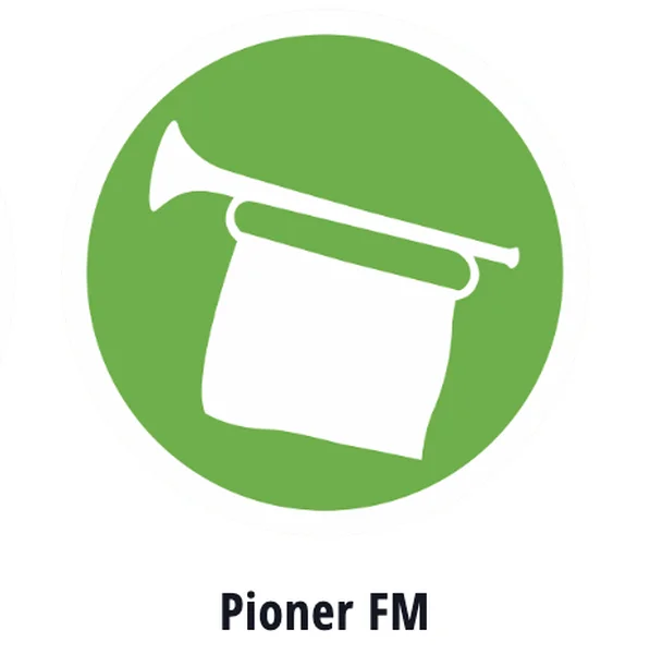 Жаңа Pioner FM logo