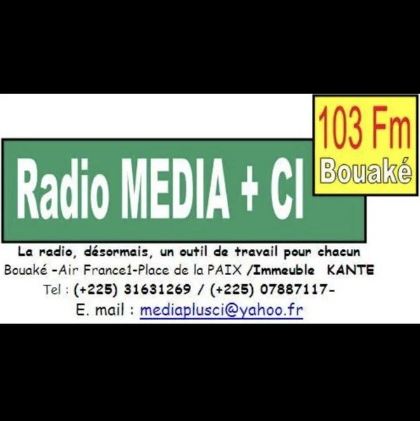 Radio Média + CI Bouake 103.0 logo