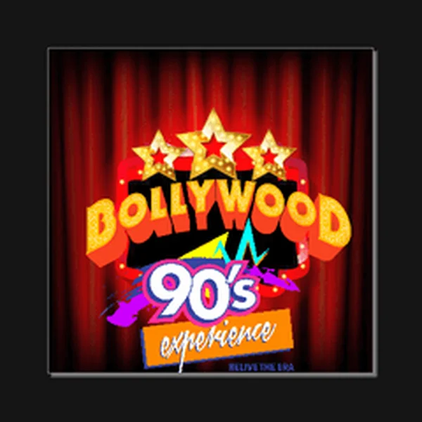 Retro Bollywood 90s logo