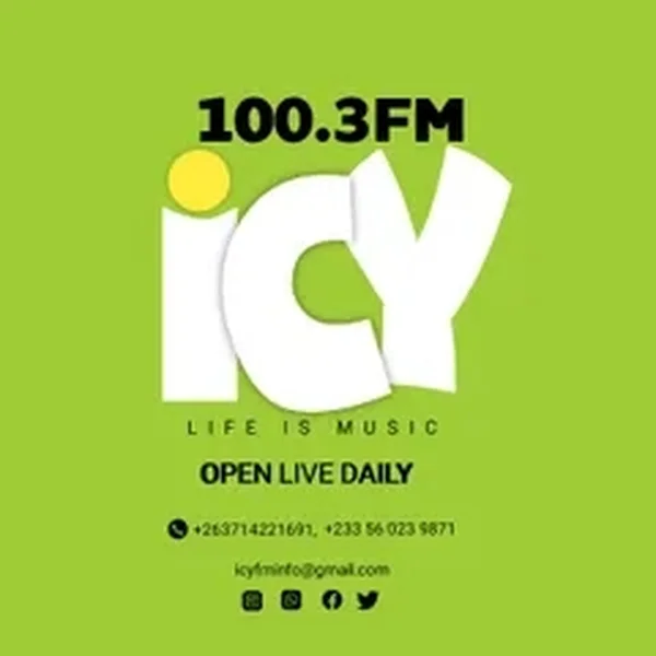 Icy 100.3 FM logo