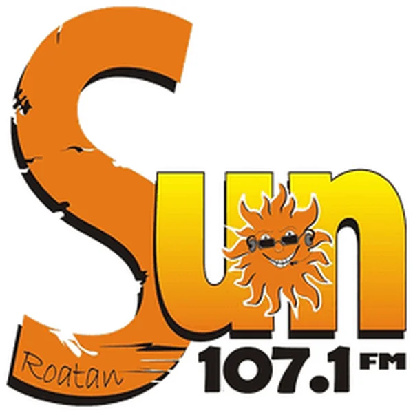 Sun 107.1 FM Roatán logo