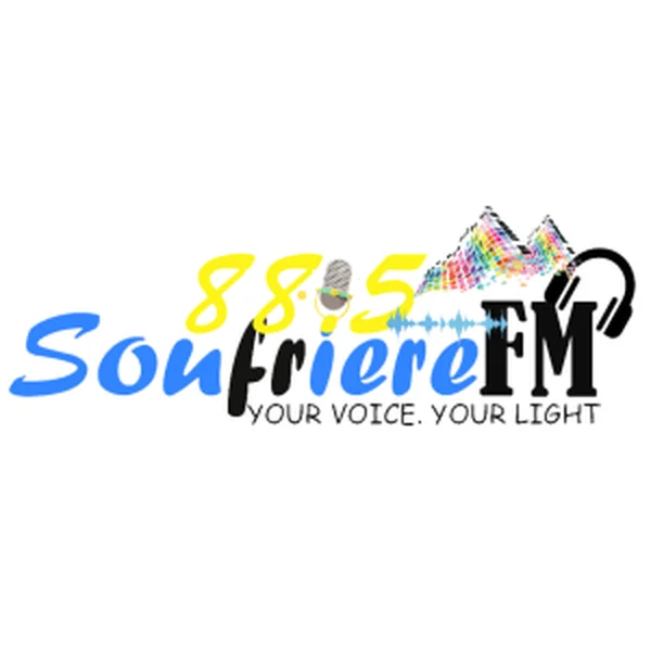 88.5 Soufrière FM logo