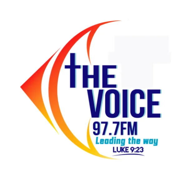 The Voice 97.7 FM logo