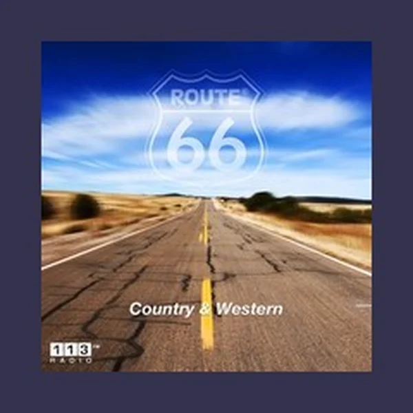 113 FM - Route 66 logo