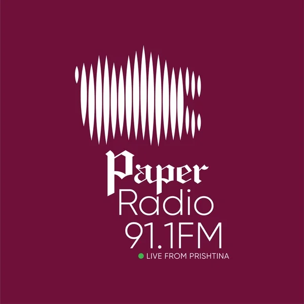 Paper Radio 91.1 FM logo