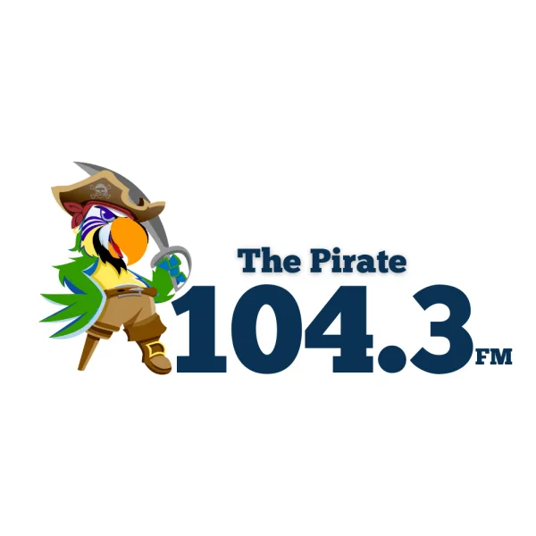 The Pirate 104.3 Pearl WPBP logo