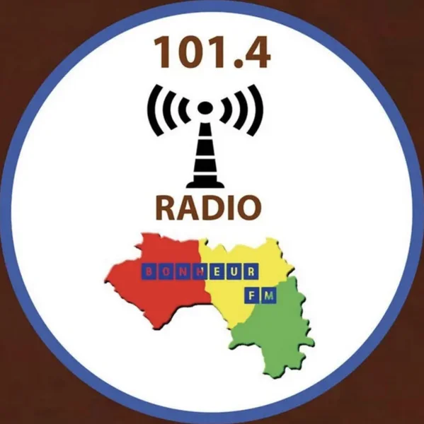 Bonheur FM Guinée 101.4 logo