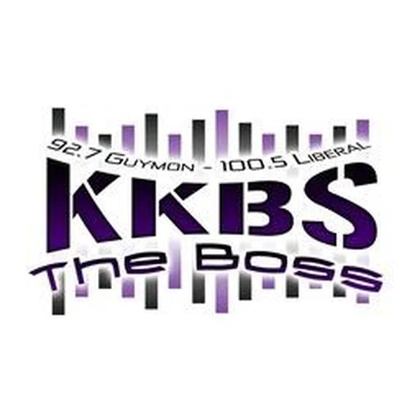 The Boss 100.5 KKBS Liberal logo